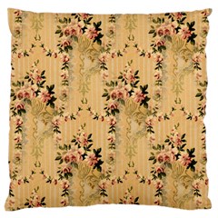 Vintage Floral Pattern Large Cushion Case (one Side)