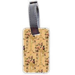 Vintage Floral Pattern Luggage Tags (two Sides)