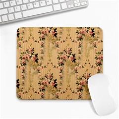 Vintage Floral Pattern Large Mousepads