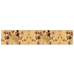 Vintage Floral Pattern Small Flano Scarf