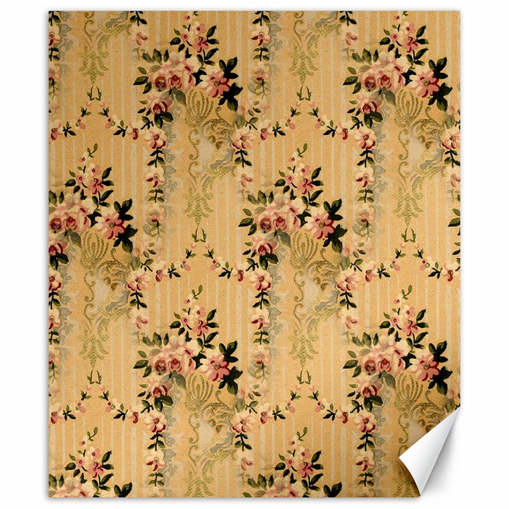 Vintage Floral Pattern Canvas 20  x 24  