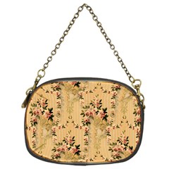 Vintage Floral Pattern Chain Purses (two Sides) 