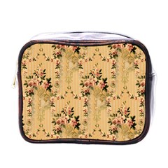 Vintage Floral Pattern Mini Toiletries Bags