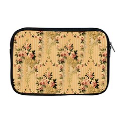 Vintage Floral Pattern Apple Macbook Pro 17  Zipper Case by paulaoliveiradesign