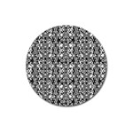 Dark Camo Style Design Magnet 3  (Round) Front