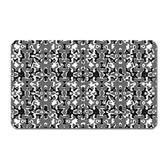 Dark Camo Style Design Magnet (Rectangular)