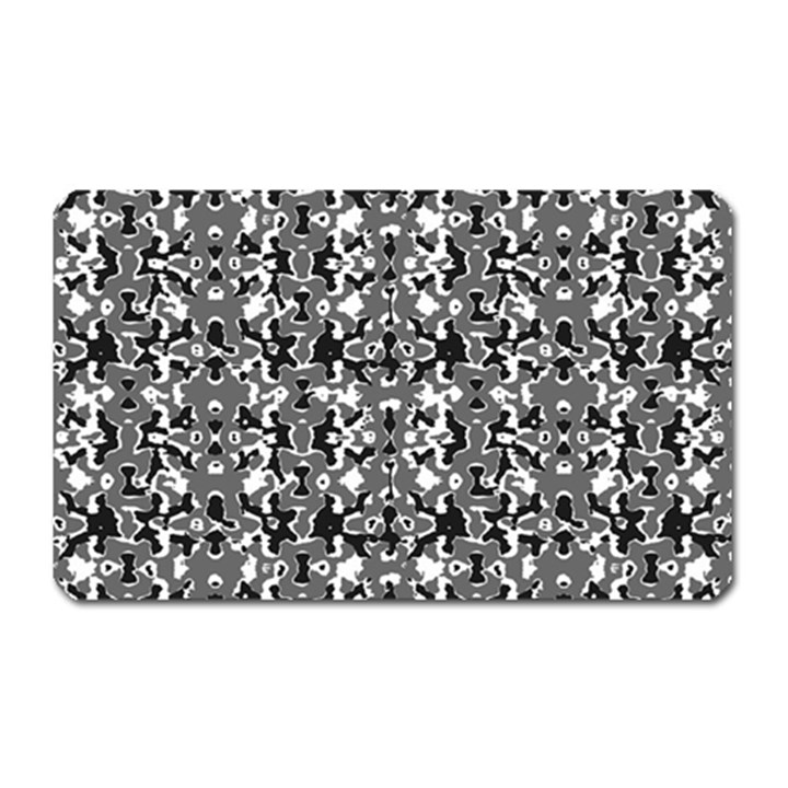 Dark Camo Style Design Magnet (Rectangular)