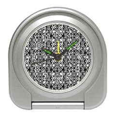 Dark Camo Style Design Travel Alarm Clocks by dflcprints