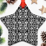 Dark Camo Style Design Star Ornament (Two Sides) Back