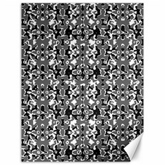 Dark Camo Style Design Canvas 12  x 16  