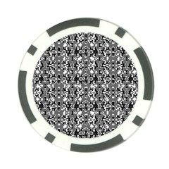 Dark Camo Style Design Poker Chip Card Guard