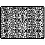 Dark Camo Style Design Fleece Blanket (Large)  80 x60  Blanket Front