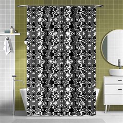 Dark Camo Style Design Shower Curtain 48  x 72  (Small) 