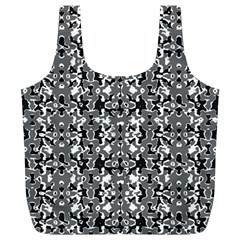 Dark Camo Style Design Full Print Recycle Bags (l)  by dflcprints