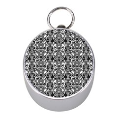 Dark Camo Style Design Mini Silver Compasses by dflcprints