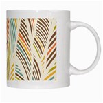 Decorative  seamless pattern White Mugs Right