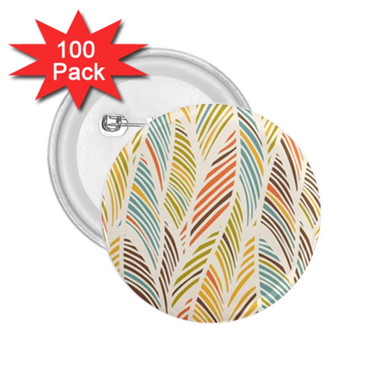 Decorative  seamless pattern 2.25  Buttons (100 pack) 