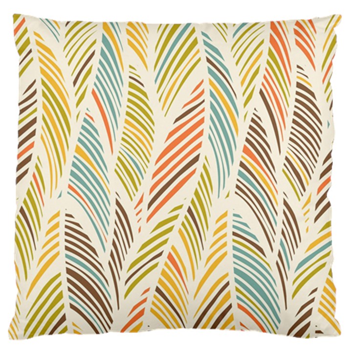 Decorative  seamless pattern Large Flano Cushion Case (One Side)