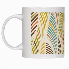 Decorative  Seamless Pattern White Mugs by TastefulDesigns