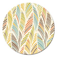 Decorative  Seamless Pattern Magnet 5  (round) by TastefulDesigns