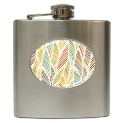 Decorative  Seamless Pattern Hip Flask (6 Oz) by TastefulDesigns