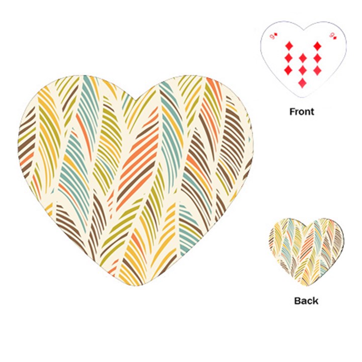 Decorative  seamless pattern Playing Cards (Heart) 