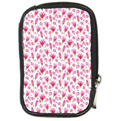 Watercolor Spring Flowers pattern Compact Camera Cases