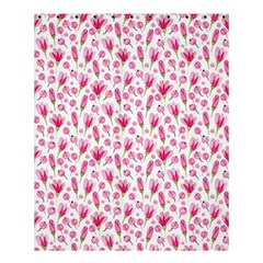 Watercolor Spring Flowers pattern Shower Curtain 60  x 72  (Medium) 