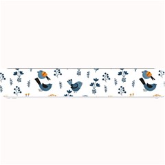 Spring Flowers And Birds Pattern Small Bar Mats by TastefulDesigns