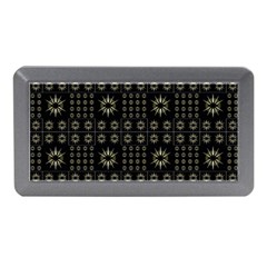 Dark Ethnic Stars Motif Pattern Memory Card Reader (mini) by dflcprints