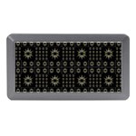 Dark Ethnic Stars Motif Pattern Memory Card Reader (Mini) Front