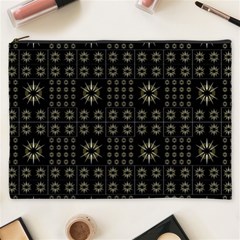 Dark Ethnic Stars Motif Pattern Cosmetic Bag (xxxl)  by dflcprints