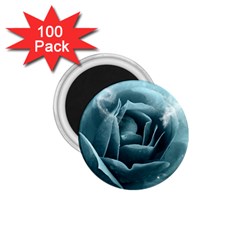 Beautiful Blue Roses With Water Drops 1 75  Magnets (100 Pack)  by FantasyWorld7