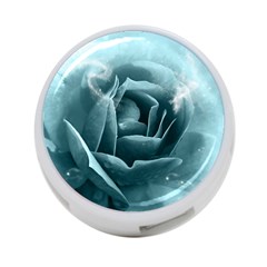 Beautiful Blue Roses With Water Drops 4-port Usb Hub (two Sides)  by FantasyWorld7