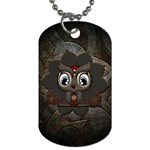 Wonderful Cute  Steampunk Owl Dog Tag (One Side)