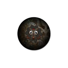 Wonderful Cute  Steampunk Owl Golf Ball Marker by FantasyWorld7