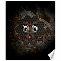 Wonderful Cute  Steampunk Owl Canvas 20  X 24   by FantasyWorld7