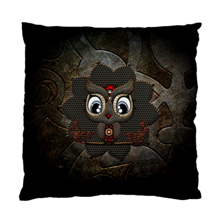 Wonderful Cute  Steampunk Owl Standard Cushion Case (Two Sides)