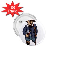 Cute Pirate 1 75  Buttons (100 Pack)  by ImagineWorld