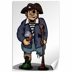 Cute Pirate Canvas 24  X 36  by ImagineWorld