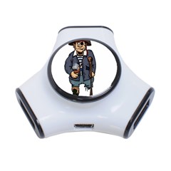 Cute Pirate 3-port Usb Hub by ImagineWorld