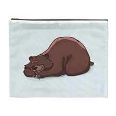 Cute Bear Sleeping Cosmetic Bag (xl)