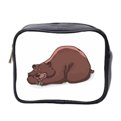 Cute Bear Sleeping Mini Toiletries Bag 2-side by ImagineWorld