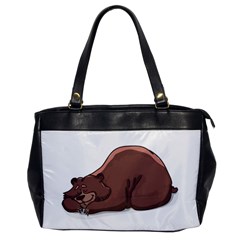 Cute Bear Sleeping Office Handbags by ImagineWorld