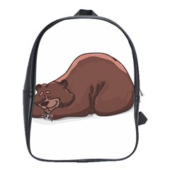 Cute Bear Sleeping School Bag (xl) by ImagineWorld