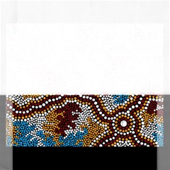 Aboriginal Art – Wetland Dreaming Rectangular Jigsaw Puzzl by hogartharts