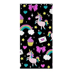 Cute Unicorn Pattern Shower Curtain 36  X 72  (stall)  by Valentinaart