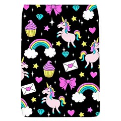 Cute Unicorn Pattern Flap Covers (s)  by Valentinaart