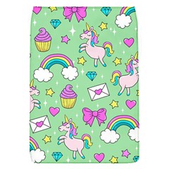 Cute Unicorn Pattern Flap Covers (s)  by Valentinaart