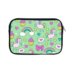 Cute Unicorn Pattern Apple Ipad Mini Zipper Cases by Valentinaart